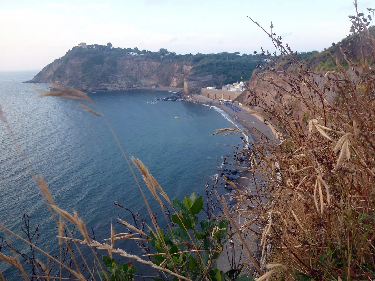 The horseshoe bay of Pozzo Vecchio, a set for Il Postino
